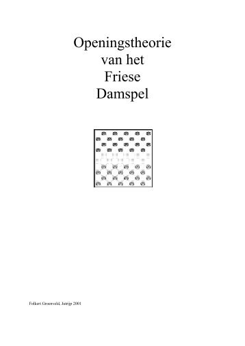 Openingstheorie van het Friese Damspel