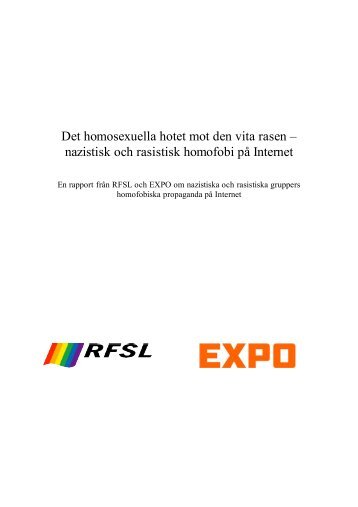 Det homosexuella hotet mot den vita rasen – nazistisk och ... - Expo