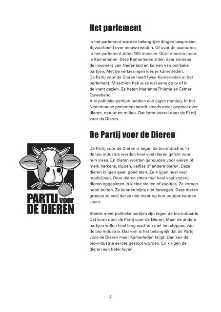 eenvoudige taal - Partij voor de Dieren