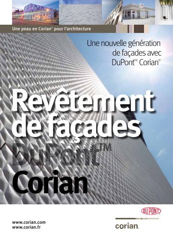 DuPont™ Corian® en véture de façade