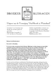 Buitens in de Broekermeer - Vereniging Oud Broek in Waterland