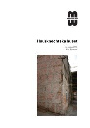 Hausknechtska huset - Minne och Miljö