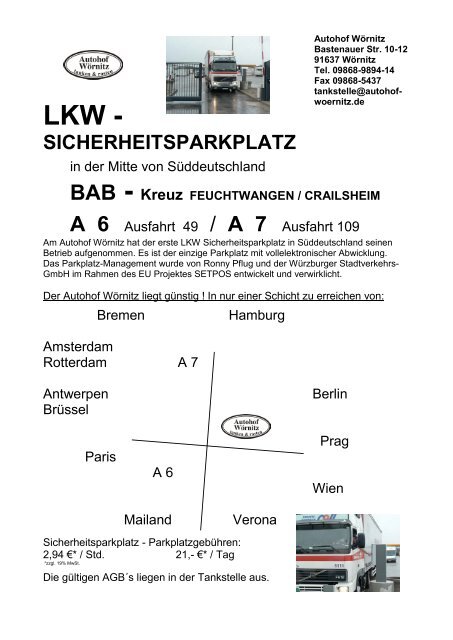 Autohof Feuchtwangen Autohof Feuchtwangen