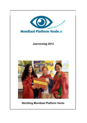 JAAR- VERSLAG - Mondiaal Platform Venlo