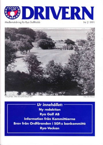1991-2 - Rya Golfklubb