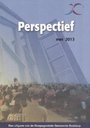 Perspectief mei 2013 - Doopsgezinde Gemeente Ouddorp