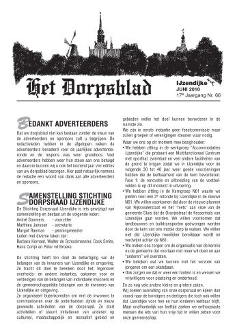 Dorpsblad juni 2010 - IJzendijke-online