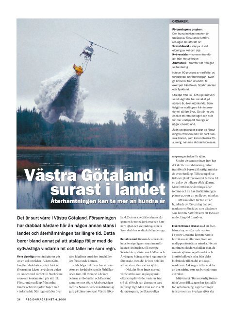 "Regionmagasinet". (Download in Swedish) - Projekt Skagerrak - Home