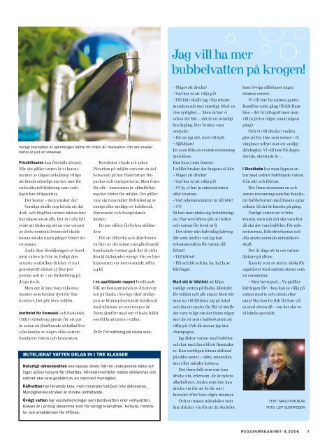 "Regionmagasinet". (Download in Swedish) - Projekt Skagerrak - Home