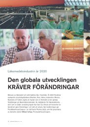 Den globala utvecklingen KRÄVER ... - Pharma Industry