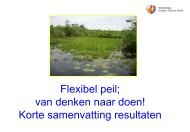 Middelpolder (chemische waterkwaliteit: -; oeverontwikkeling: ++)