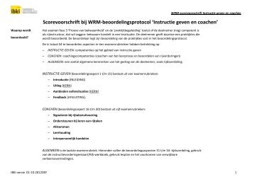 Instructie geven en coachen - IBKI