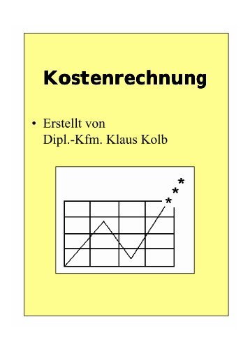 Kostenrechnung.pdf (37 kb) - Klaus-kolb.de