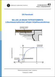 Liikuntasaumattomien siltojen kirjallisuustutkimus - Häiriöt ...