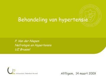 Behandeling van hypertensie - Orpadt