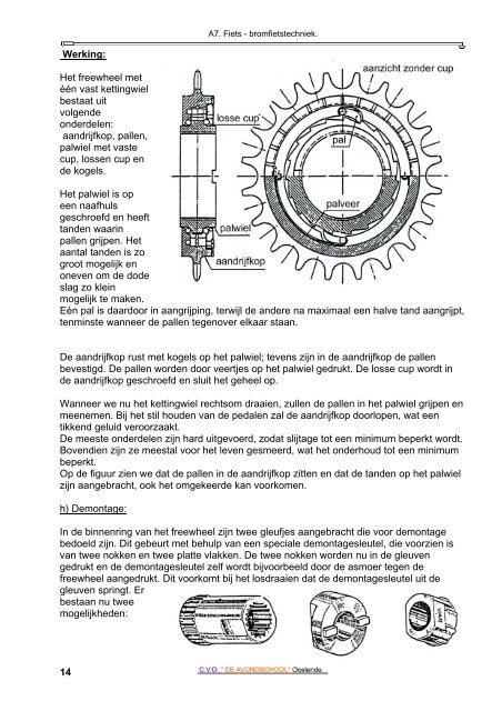 fiets – bromfietstechniek - Fietstoeren