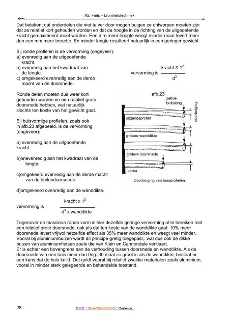 fiets – bromfietstechniek - Fietstoeren