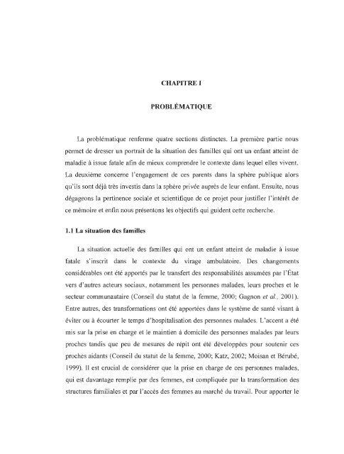 Être parent d'un enfant atteint de maladie grave et s'engager dans ...