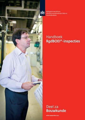 Handboek RgdBOEI®-inspecties Deel 2a Bouwkunde