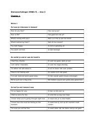 Stonesvertalingen VMBO-TL – klas 3 Chapter 1 - Vakkenweb