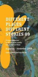 different places different stories 09 - Kulturraum Niederrhein eV