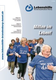 Mitten im Leben! - Lebenshilfe für Menschen mit geistiger ...