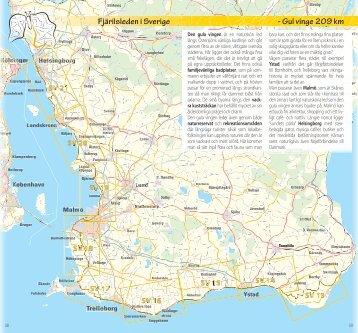 verige - Gul vinge 209 km Fjärilsleden i Sverige - Bike Öresund