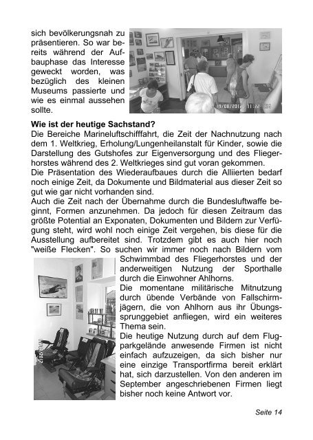 Bürgerpost 14, 2012 - Bürger- verein Ahlhorn