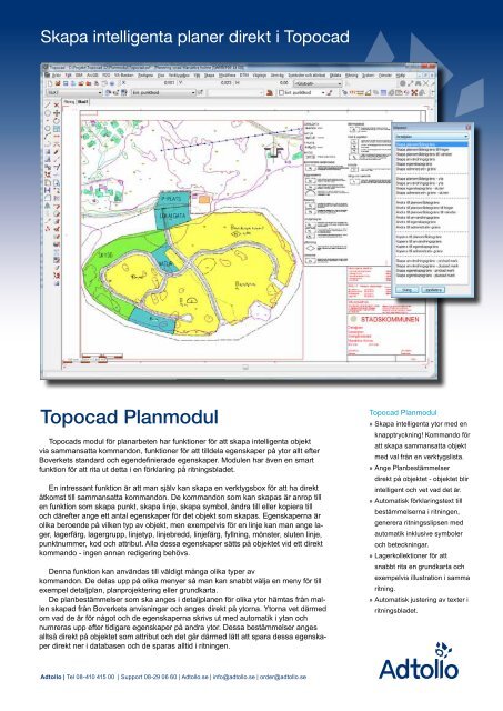 Topocad Plan - Adtollo