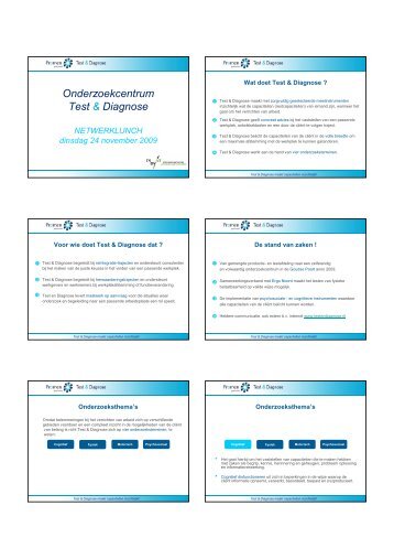 Handout - van Test & Diagnose