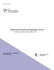 Culturele diversiteit in het openbaar vervoer - Instituut ISW