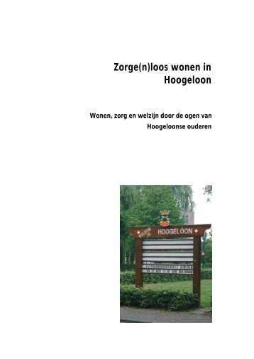 Zorge(n)loos wonen in Hoogeloon - PON