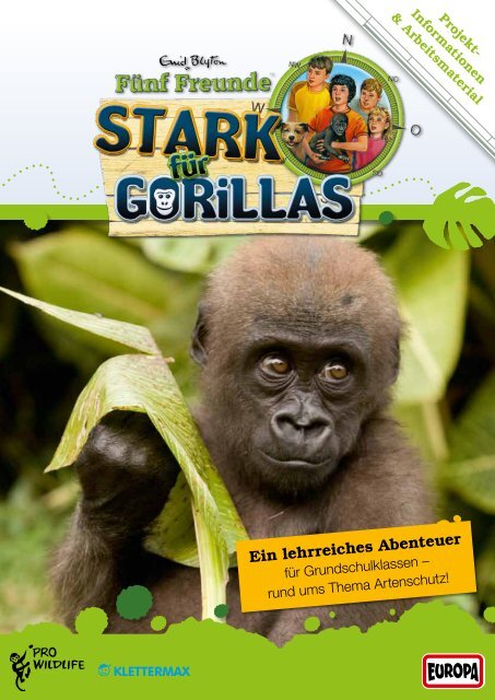 Aktionsmappe "Stark für Gorillas" - Fünf Freunde