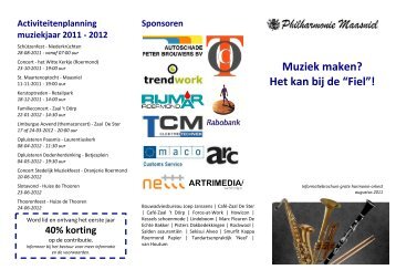 Klik hier om de informatiebrochure van het grote harmonie-orkest te ...