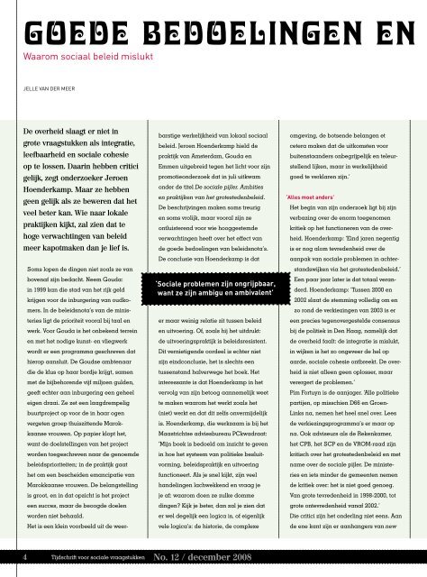 Lees het interview met Jeroen Hoenderkamp - TSS — tijdschrift voor ...