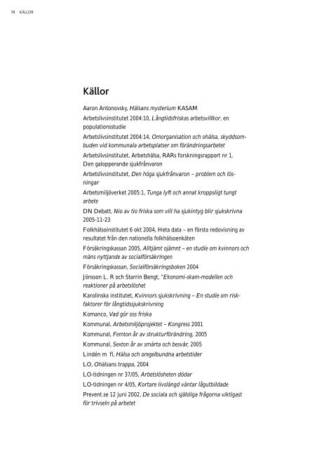 Strategier för en hälsolinje (PDF) - Kommunal