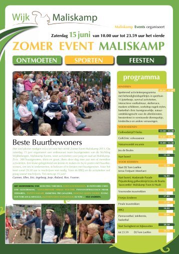 Bekijk hier de PDF van de flyer - Wijk Maliskamp