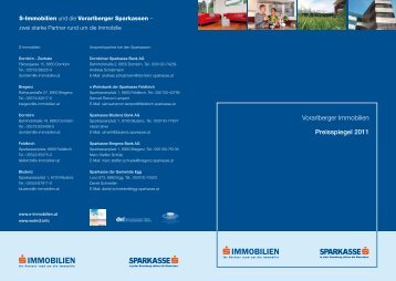 Vorarlberger Immobilien Preisspiegel 2011