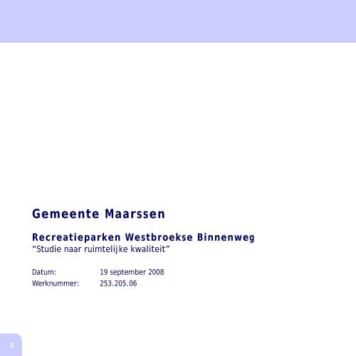 lees hier het document ( pdf 5,77 MB ) - Rondom Maarsseveen