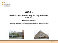 Medische aansturing en organisatie_deel 1 - acute opname afdeling