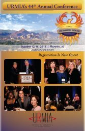 URMIA's 44th Annual Conference