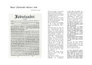 Avisen ”Fædrelandet” Skriver i 1848. - Finn Skriver Laursen