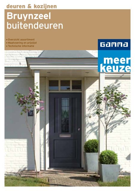 Extra slot voordeur gamma folder Extra slot voordeur gamma folder
