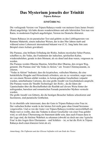 Das Mysterium jenseits der Trinität - Shiningworld