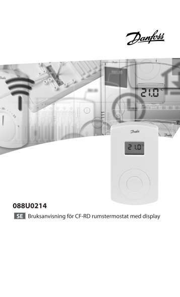 CF-RD rumstermostat med display - Danfoss Värme