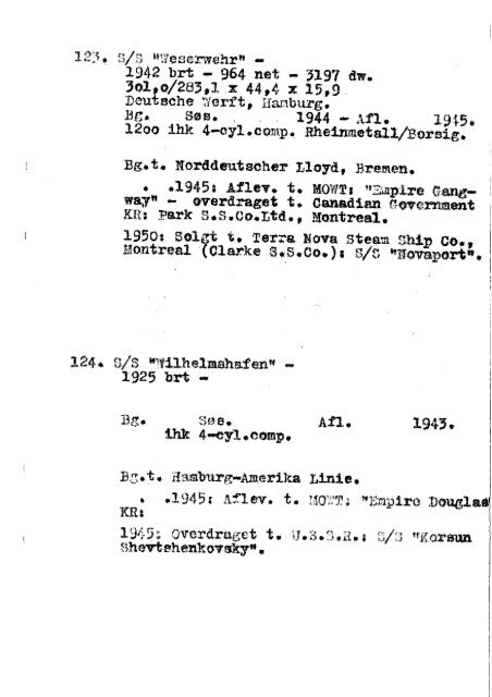 Hansaprogrammet 2. Verdenskrig