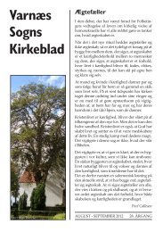 Kirkebladet, august 2012 - Varnæs Kirke