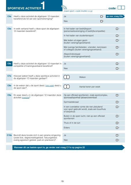 Vragenlijst AVO 2007 - Mulier Instituut