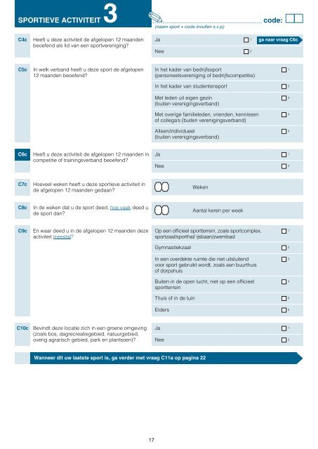 Vragenlijst AVO 2007 - Mulier Instituut