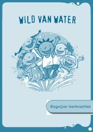 Wegwijzer leerkrachten - Wild van water